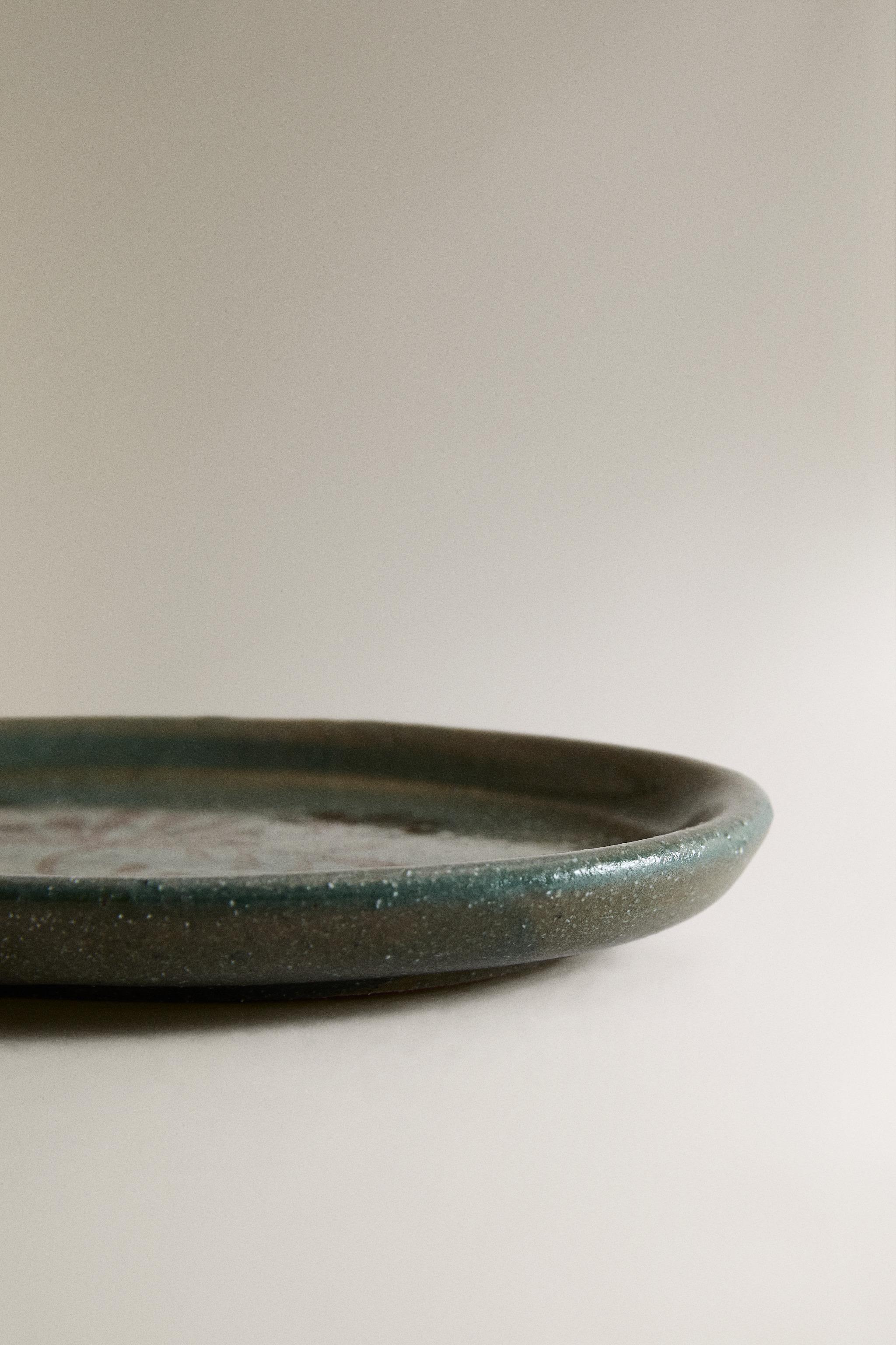 FLORAL CERAMIC BATHROOM SOAP DISH
